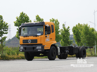 Шасси грузовика с плоской головкой Dongfeng 4×4_4*4, полноприводное шасси с плоской головкой мощностью 260 л.с. на продажу_ Специальное шасси для экспортных грузовиков 