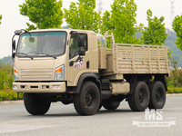 Dongfeng 6X6 Grey Flat-head EQ2082 170HP Однорядные грузовики с кабиной 6WD Внедорожные грузовики 